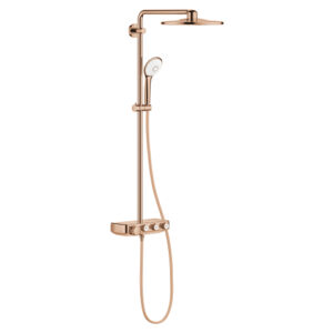 GROHE EUPHORIA SMARTCONTROL SYSTEM 310 DUO SHOWER SYSTEM WITH SAFETY MIXER FOR WALL MOUNTING