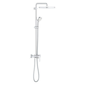GROHE TEMPESTA COSMOPOLITAN SYSTEM 250 CUBE SHOWER SYSTEM WITH SINGLE LEVER MIXER FOR WALL MOUNTING