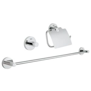 GROHE ESSENTIALS GUEST BATHROOM ACCESSORIES SET 3-IN-1