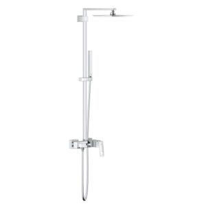 GROHE EUPHORIA CUBE SYSTEM 230 SHOWER SYSTEM WITH SINGLE LEVER MIXER FOR WALL MOUNTING