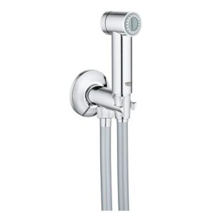 GROHE SENA TRIGGER SPRAY 35 WALL HOLDER SET WITH SELF-CLOSING ANGLE VALVE, 1 SPRAY