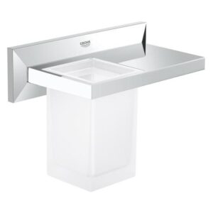 GROHE ALLURE BRILLIANT SHELF WITH TUMBLER
