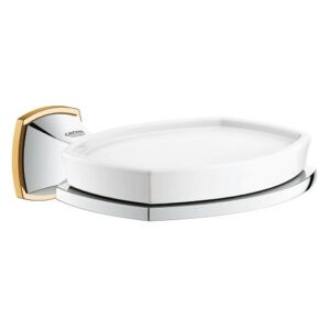 GROHE GRANDERA HOLDER WITH CERAMIC SOAP DISH