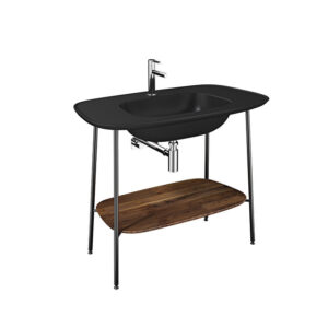 VitrA Plural WBU,100cm,m.black Wb,D.Oak