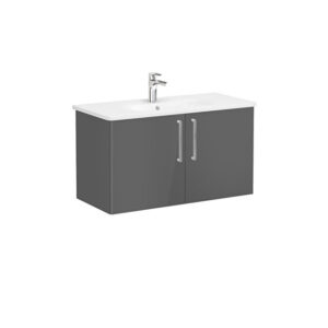VitrA Root, Vanity unit, 100 cm,w/doors