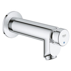 GROHE EUROECO COSMOPOLITAN T SELF-CLOSING PILLAR TAP 1/2″