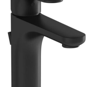 VitrA Root Round Basin Mixer L-Size w/pop-up, Matt Black