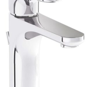 VitrA Root Round Basin Mixer L-Size w/pop up, Chrome