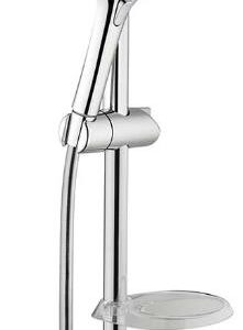 VitrA Shine Round 3F Shower Rail Set, Chrome
